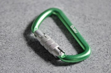 Карабин вспомогательный  GURU Typhoon TWL green