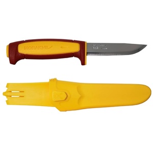 Нож Morakniv Basic 511 Stainless (пластиковая ручка) (красный)