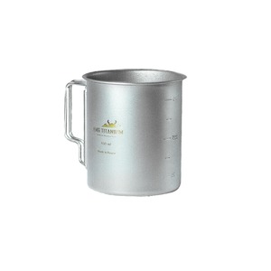 Кружка складные ручки Single Cup 450мл (титан)