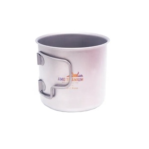 Кружка складные ручки Single Cup 340мл (титан)