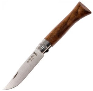 Нож OPINEL №8 Stainless (ореховая рукоять)