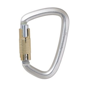 Карабин стальной ЛЮКС с муфтой байонет triple-lock