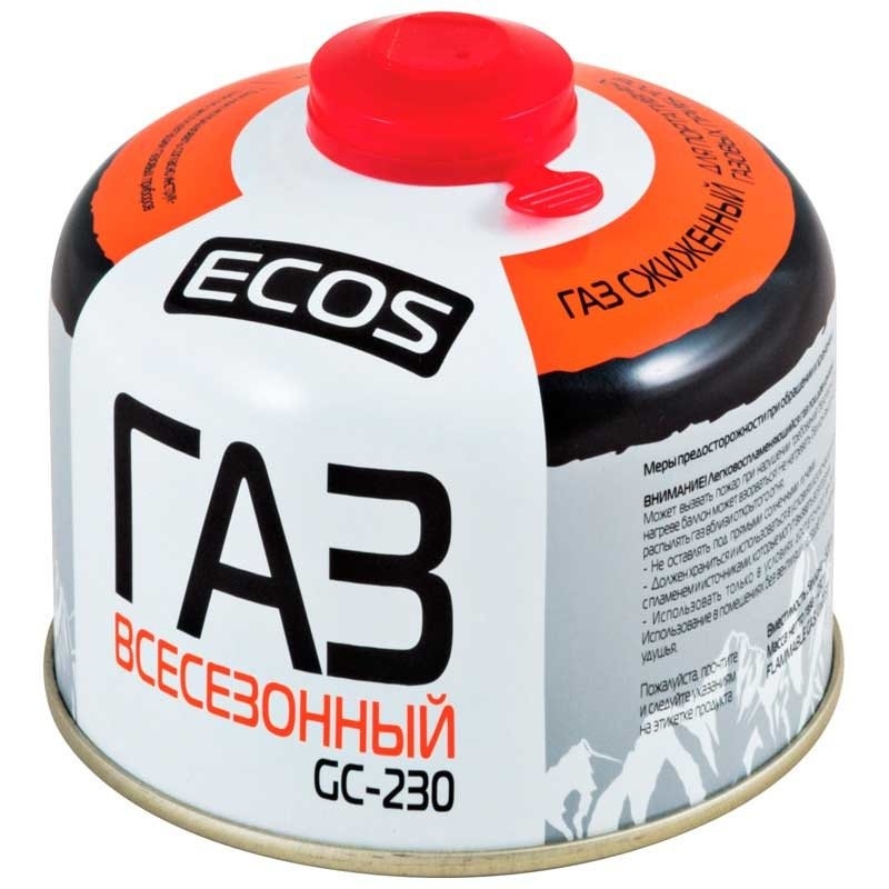 Баллон газовый (резьбовой, 230 г) — Экос — GC-230 — Топливо — купить в ...