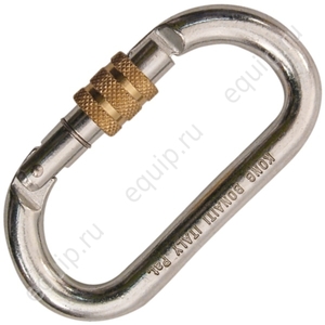 Карабин с муфтой сталь OVAL STEEL CLASSIC KN 24 10 6