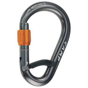 Карабин дюраль CORE BELAY LOCK Gun metal